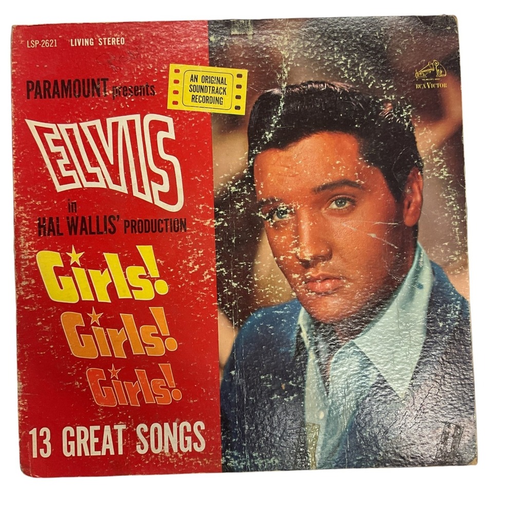 Elvis Presley Girls! Girls! Girls! RCA Victor LSP-2621 Living Stereo Vinyl 1962